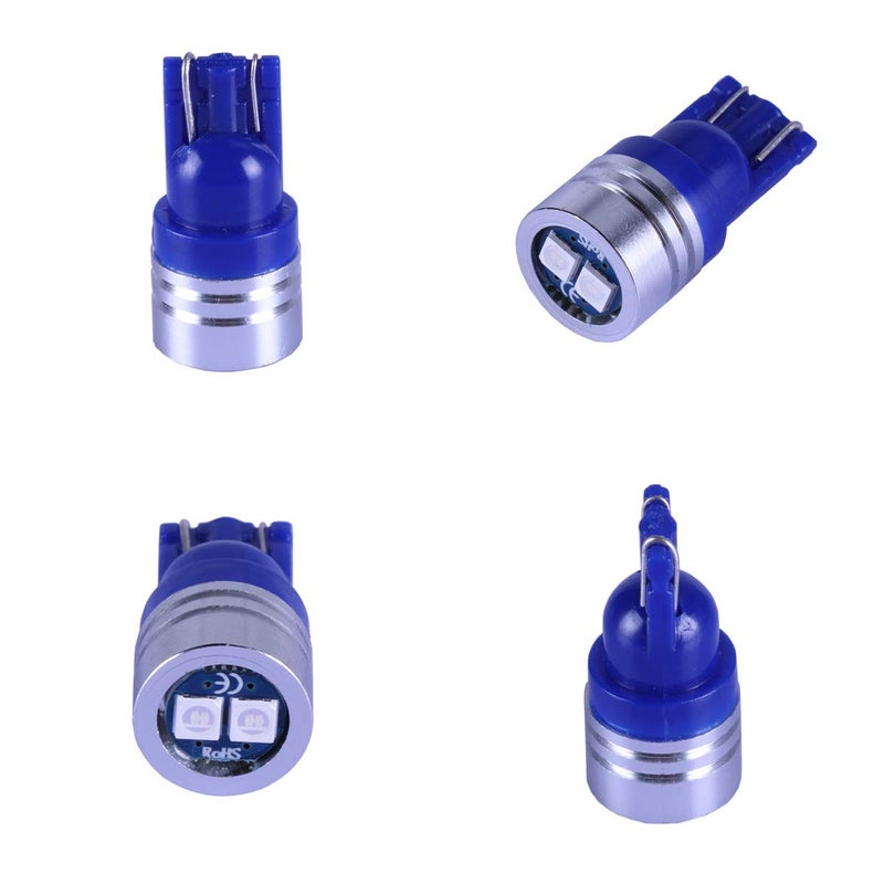 iBrightstar مصابيح LED زرقاء iBrightstar شديدة السطوع 3030 لشريحة 168 175 194 2825 W5W T10 - Image 4